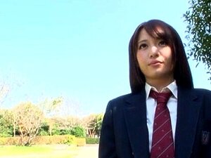Hot Japanese teen Eri Hosaka plays horny and sexy maid