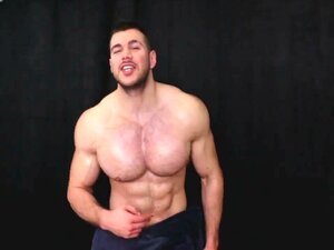 ¡Joshua Armstrong se corre en cámara! Macho de